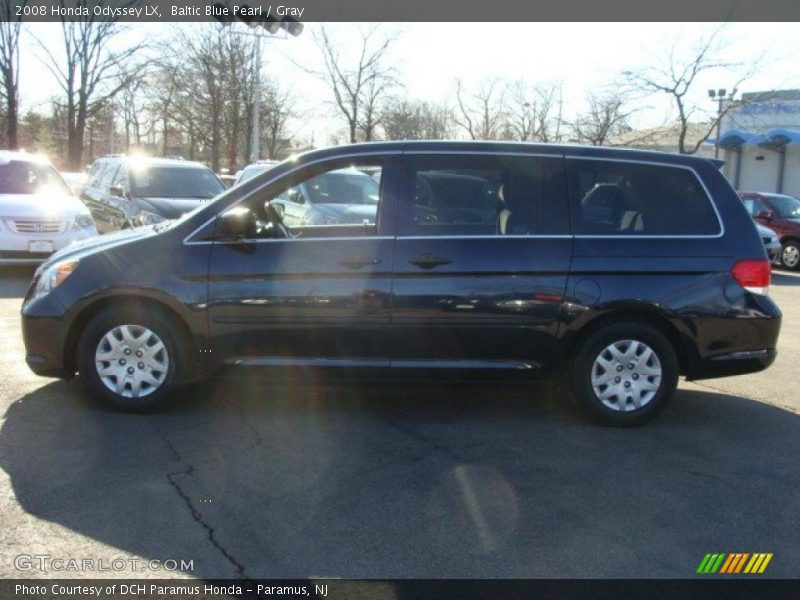 Baltic Blue Pearl / Gray 2008 Honda Odyssey LX