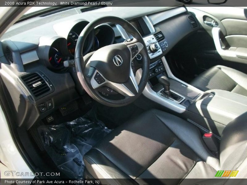 White Diamond Pearl / Ebony 2008 Acura RDX Technology