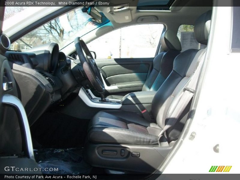 White Diamond Pearl / Ebony 2008 Acura RDX Technology