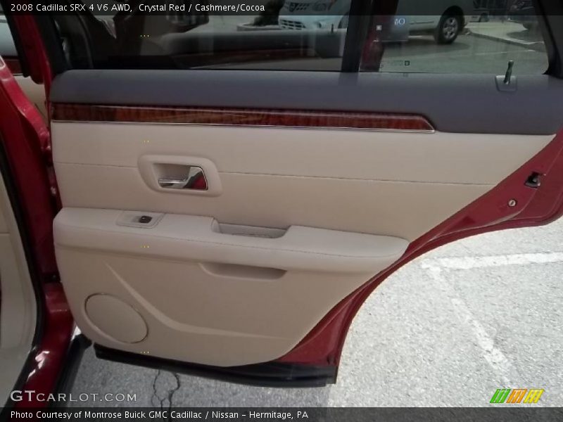 Crystal Red / Cashmere/Cocoa 2008 Cadillac SRX 4 V6 AWD