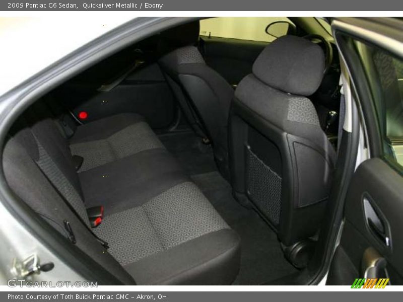 Quicksilver Metallic / Ebony 2009 Pontiac G6 Sedan