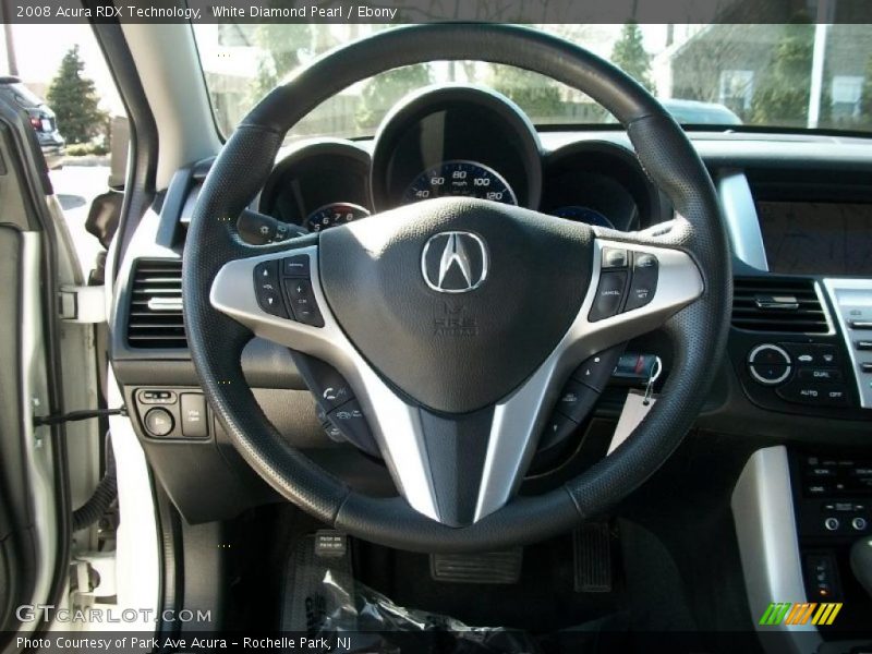White Diamond Pearl / Ebony 2008 Acura RDX Technology
