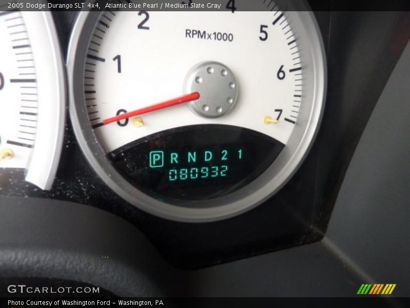 Atlantic Blue Pearl / Medium Slate Gray 2005 Dodge Durango SLT 4x4