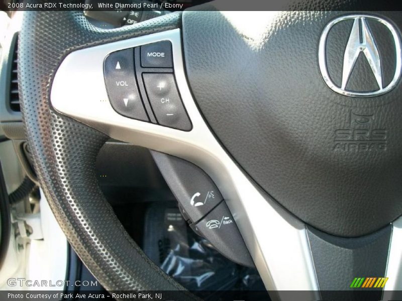 White Diamond Pearl / Ebony 2008 Acura RDX Technology