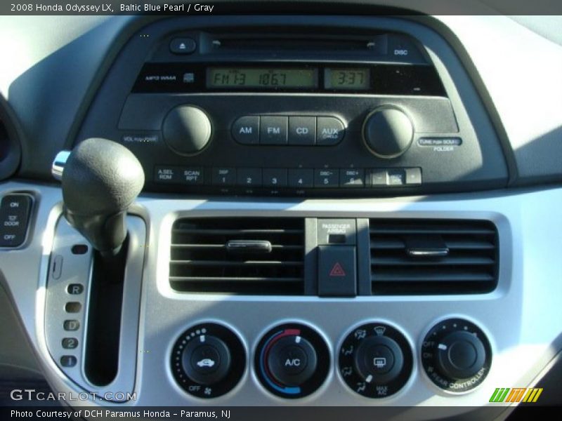 Baltic Blue Pearl / Gray 2008 Honda Odyssey LX