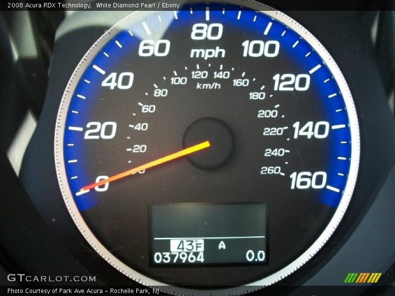 White Diamond Pearl / Ebony 2008 Acura RDX Technology