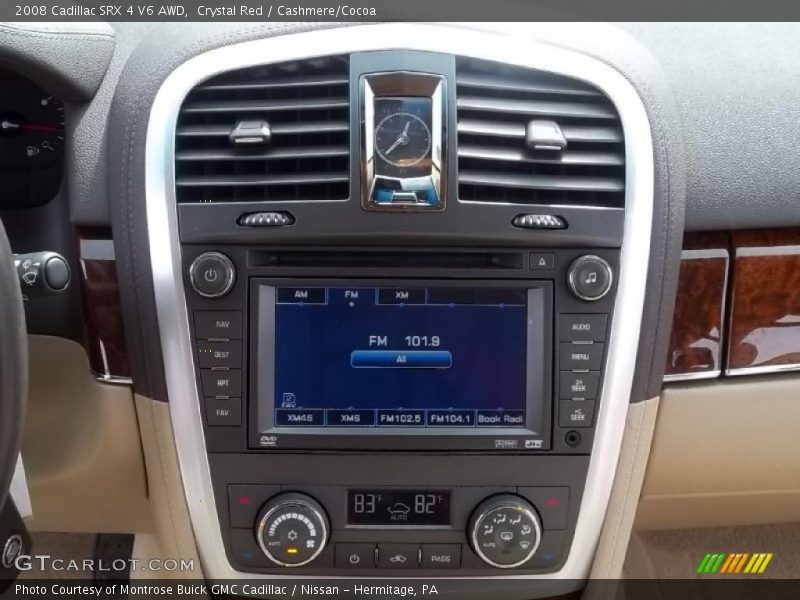 Crystal Red / Cashmere/Cocoa 2008 Cadillac SRX 4 V6 AWD