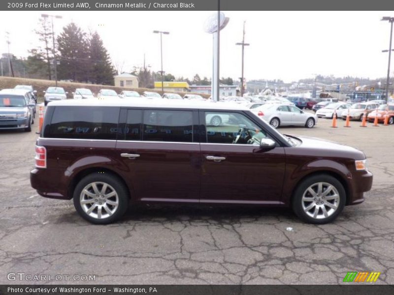 Cinnamon Metallic / Charcoal Black 2009 Ford Flex Limited AWD