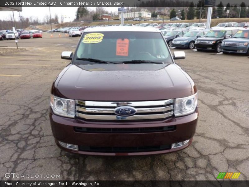 Cinnamon Metallic / Charcoal Black 2009 Ford Flex Limited AWD