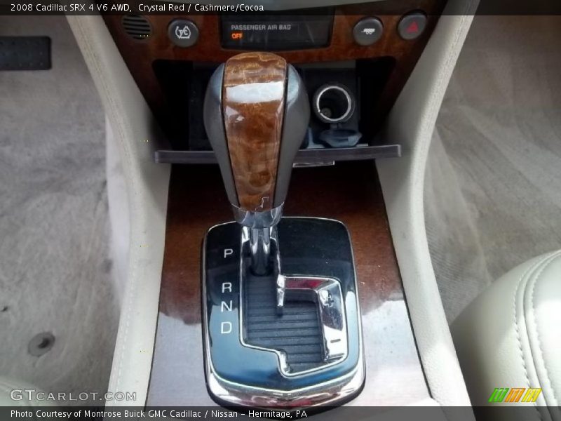 Crystal Red / Cashmere/Cocoa 2008 Cadillac SRX 4 V6 AWD