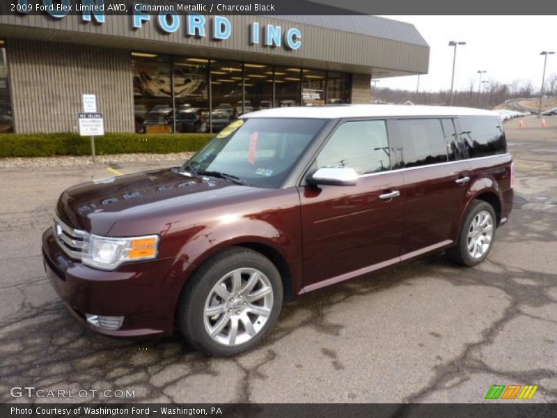 Cinnamon Metallic / Charcoal Black 2009 Ford Flex Limited AWD