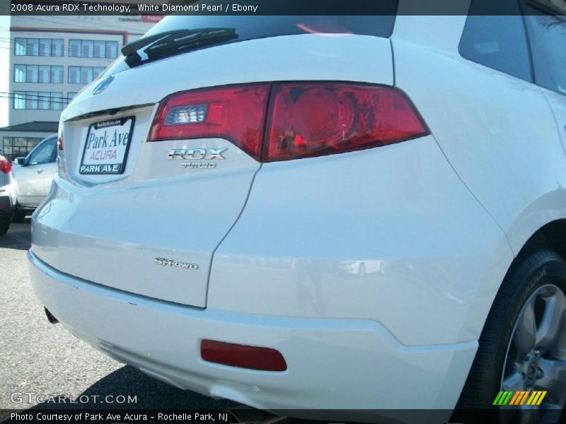 White Diamond Pearl / Ebony 2008 Acura RDX Technology