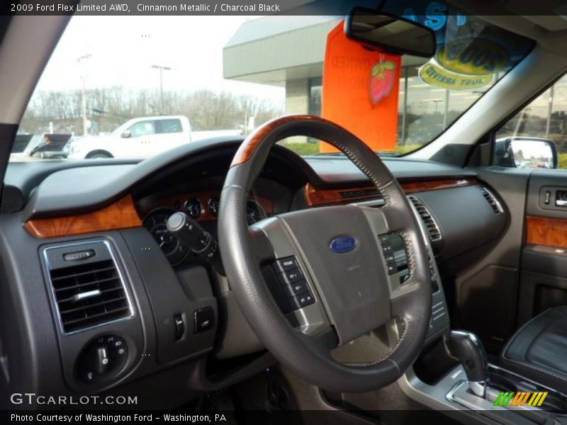 Cinnamon Metallic / Charcoal Black 2009 Ford Flex Limited AWD