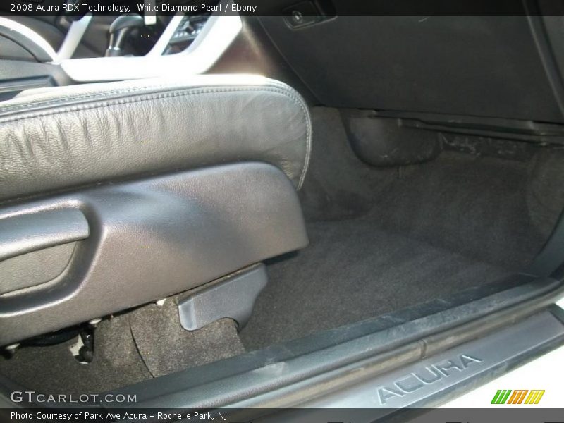 White Diamond Pearl / Ebony 2008 Acura RDX Technology