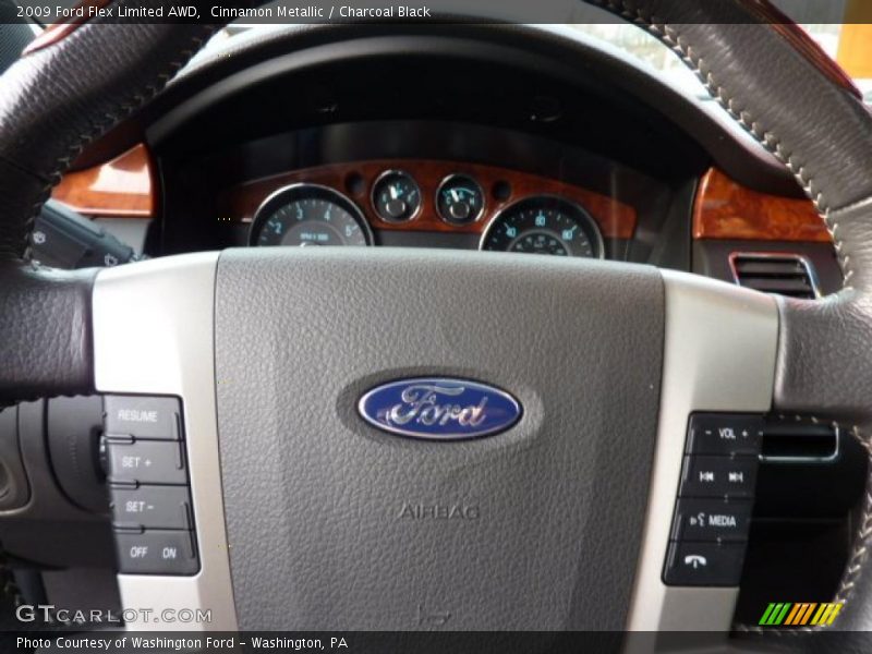 Cinnamon Metallic / Charcoal Black 2009 Ford Flex Limited AWD