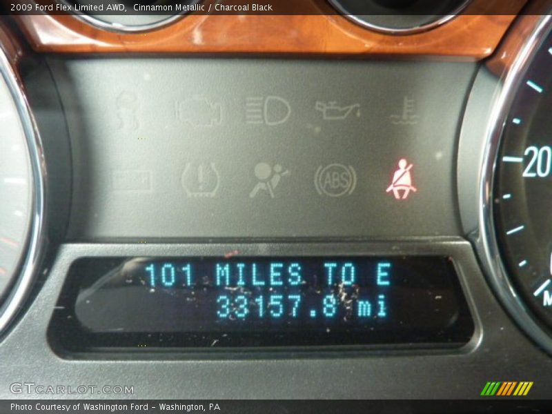 Cinnamon Metallic / Charcoal Black 2009 Ford Flex Limited AWD