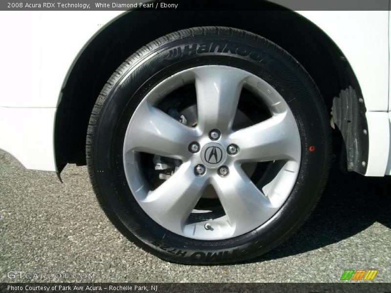 White Diamond Pearl / Ebony 2008 Acura RDX Technology