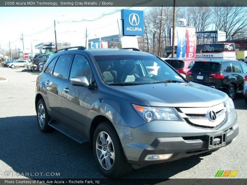 Sterling Gray Metallic / Ebony 2008 Acura MDX Technology