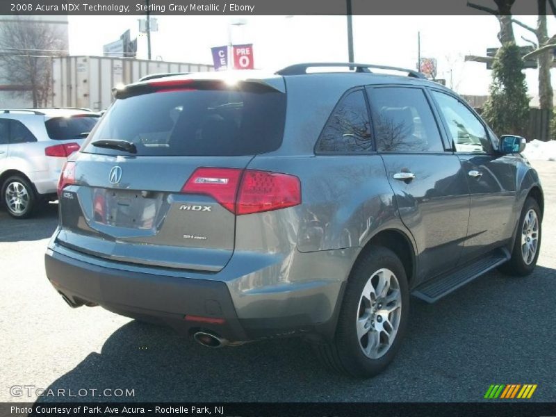 Sterling Gray Metallic / Ebony 2008 Acura MDX Technology