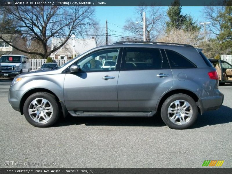 Sterling Gray Metallic / Ebony 2008 Acura MDX Technology