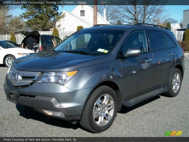 Sterling Gray Metallic / Ebony 2008 Acura MDX Technology