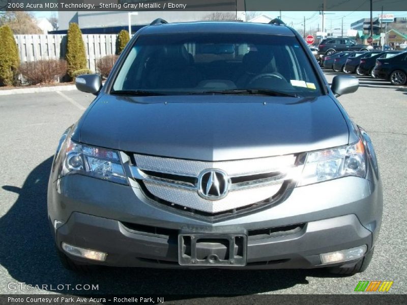 Sterling Gray Metallic / Ebony 2008 Acura MDX Technology