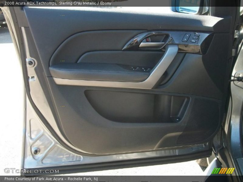 Sterling Gray Metallic / Ebony 2008 Acura MDX Technology