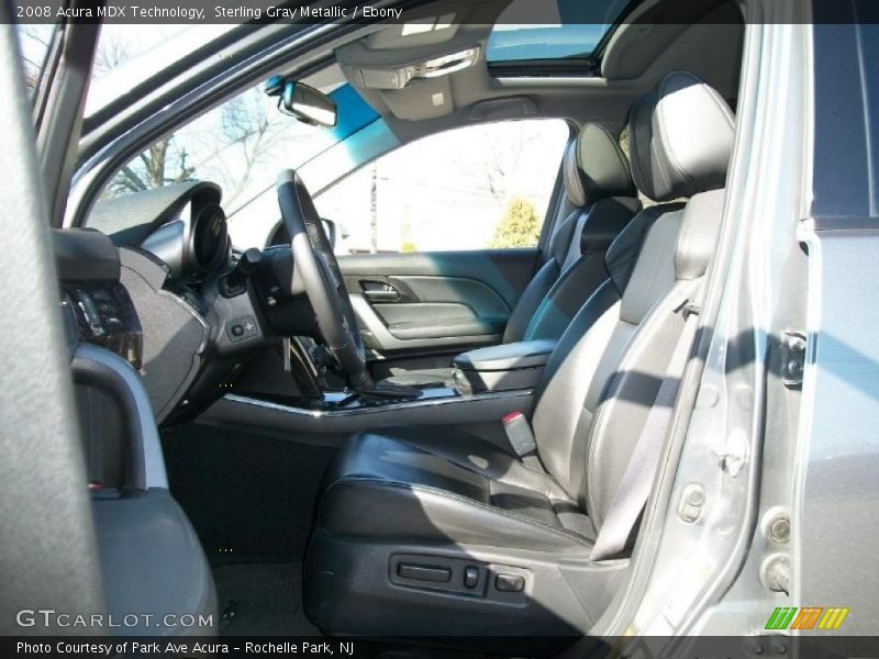 Sterling Gray Metallic / Ebony 2008 Acura MDX Technology