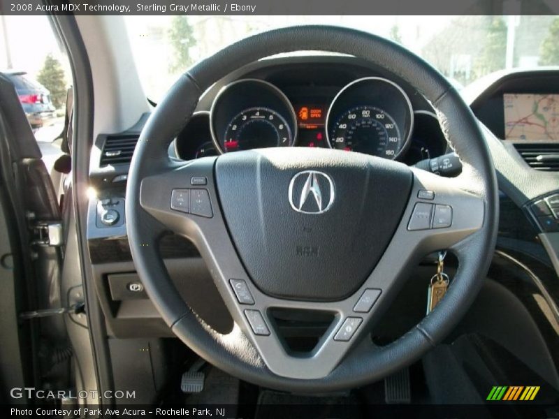 Sterling Gray Metallic / Ebony 2008 Acura MDX Technology