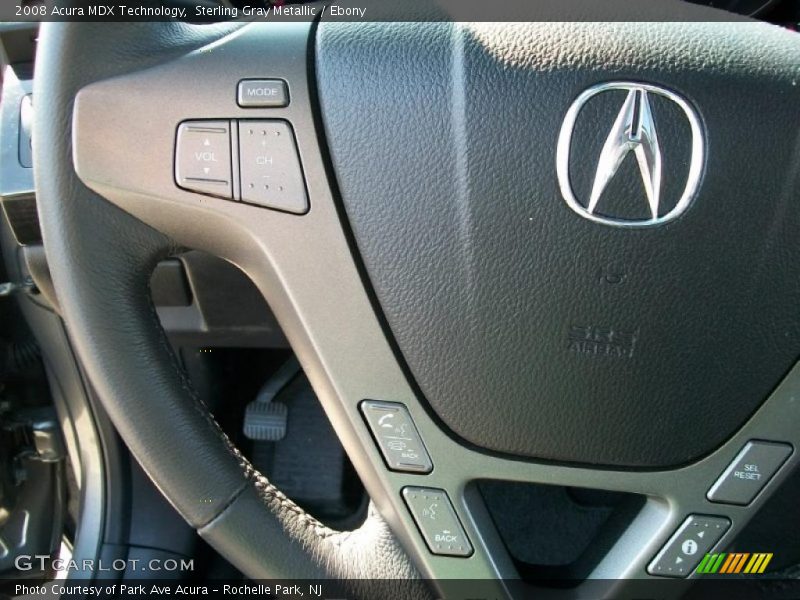 Sterling Gray Metallic / Ebony 2008 Acura MDX Technology