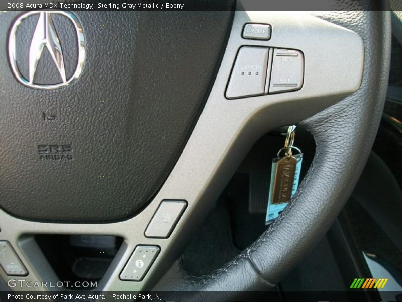 Sterling Gray Metallic / Ebony 2008 Acura MDX Technology