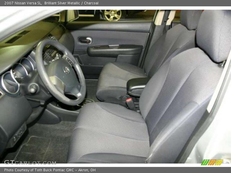 Brilliant Silver Metallic / Charcoal 2007 Nissan Versa SL