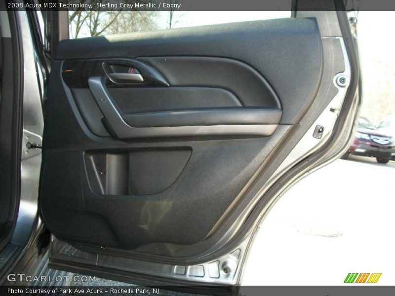Sterling Gray Metallic / Ebony 2008 Acura MDX Technology
