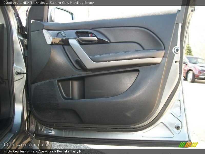 Sterling Gray Metallic / Ebony 2008 Acura MDX Technology