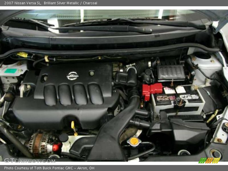 Brilliant Silver Metallic / Charcoal 2007 Nissan Versa SL