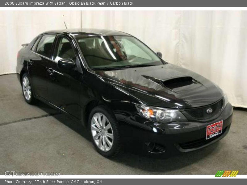 Obsidian Black Pearl / Carbon Black 2008 Subaru Impreza WRX Sedan