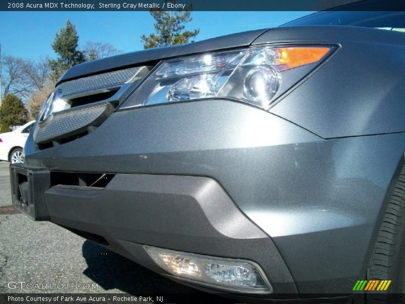 Sterling Gray Metallic / Ebony 2008 Acura MDX Technology
