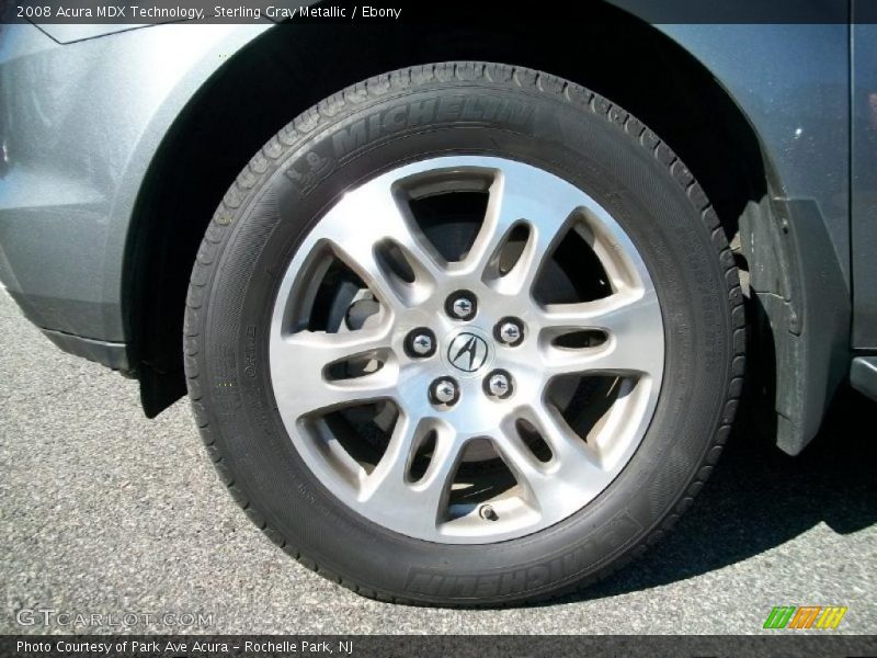 Sterling Gray Metallic / Ebony 2008 Acura MDX Technology