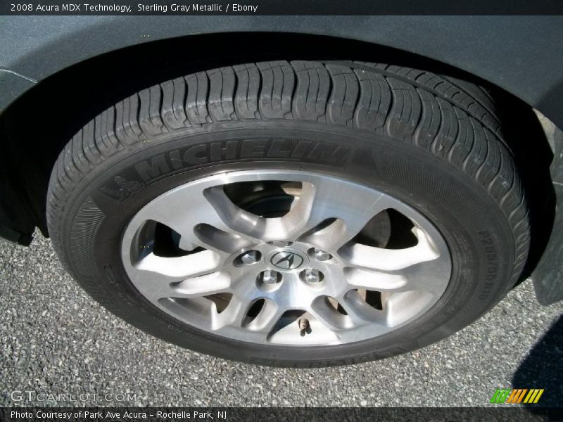 Sterling Gray Metallic / Ebony 2008 Acura MDX Technology