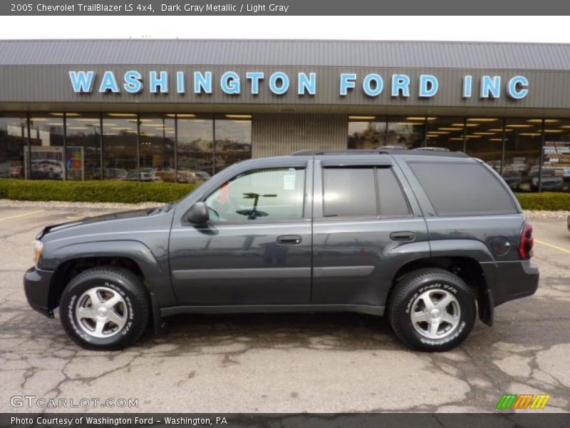 Dark Gray Metallic / Light Gray 2005 Chevrolet TrailBlazer LS 4x4