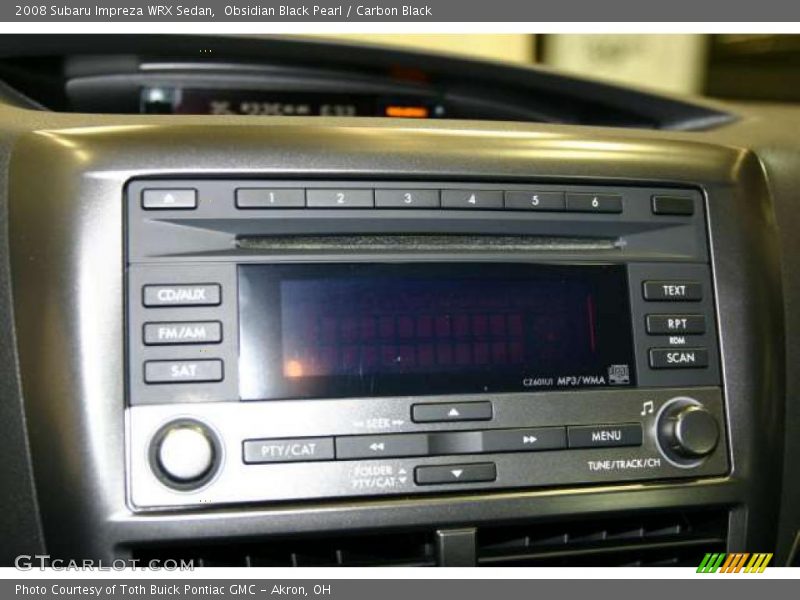 Obsidian Black Pearl / Carbon Black 2008 Subaru Impreza WRX Sedan