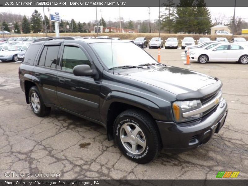 Dark Gray Metallic / Light Gray 2005 Chevrolet TrailBlazer LS 4x4