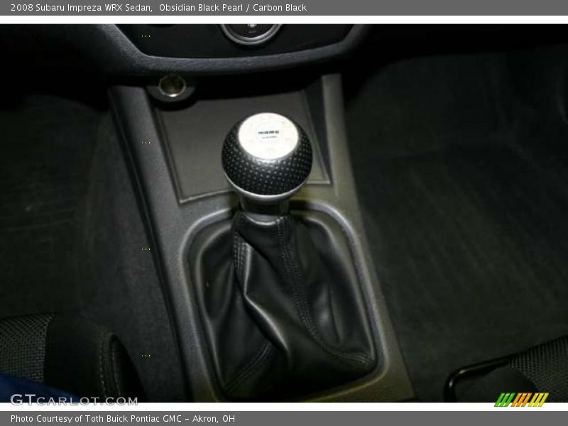 Obsidian Black Pearl / Carbon Black 2008 Subaru Impreza WRX Sedan