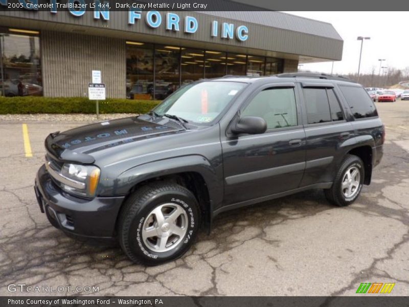 Dark Gray Metallic / Light Gray 2005 Chevrolet TrailBlazer LS 4x4