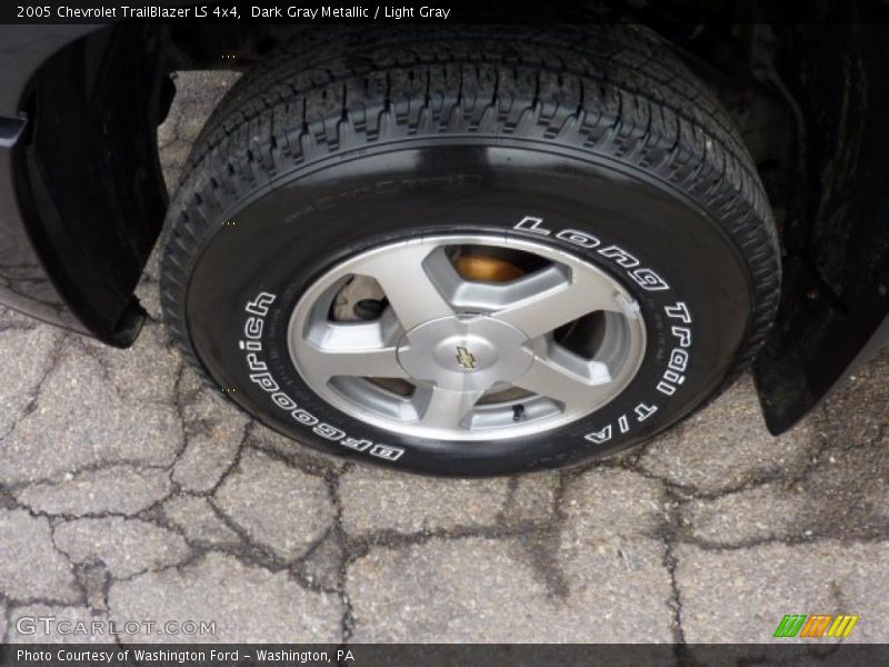 Dark Gray Metallic / Light Gray 2005 Chevrolet TrailBlazer LS 4x4