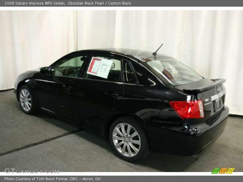 Obsidian Black Pearl / Carbon Black 2008 Subaru Impreza WRX Sedan