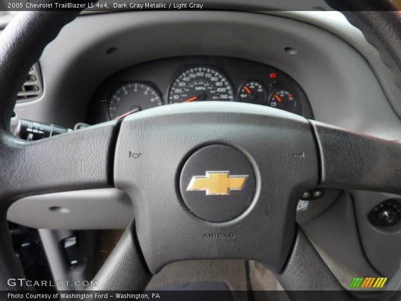Dark Gray Metallic / Light Gray 2005 Chevrolet TrailBlazer LS 4x4