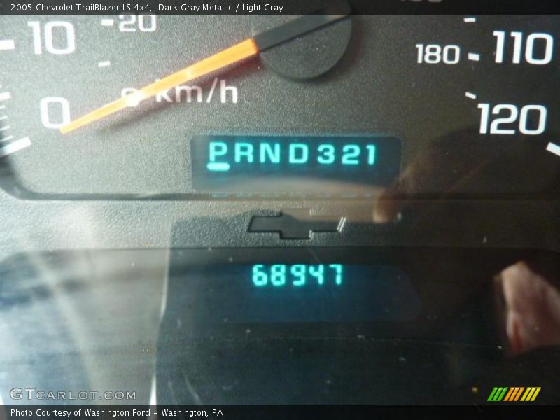 Dark Gray Metallic / Light Gray 2005 Chevrolet TrailBlazer LS 4x4