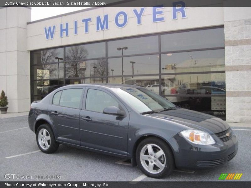 Slate Metallic / Ebony 2009 Chevrolet Cobalt LT Sedan