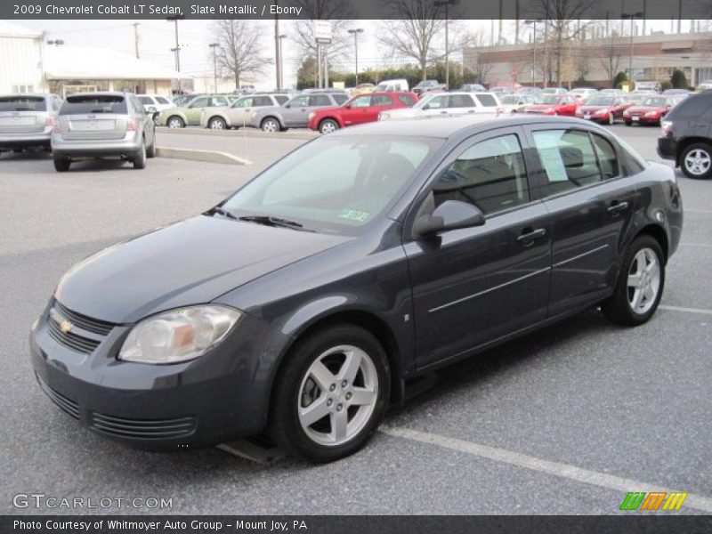 Slate Metallic / Ebony 2009 Chevrolet Cobalt LT Sedan